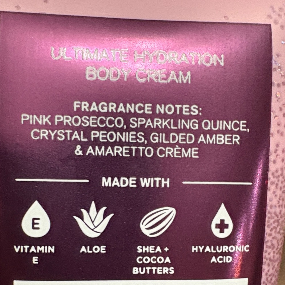 Bath & Body Works A Thousand Wishes Body Cream - Pink and White - Picture 5 of 6